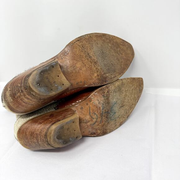 Don Chuy Pony Hair Western Cowboy Boots Men’s 9.5 Vaquero Rodeo Pointed Toe